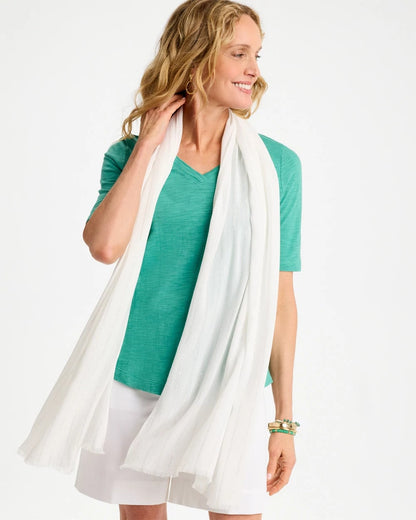 Chico's Lurex Oblong Scarf