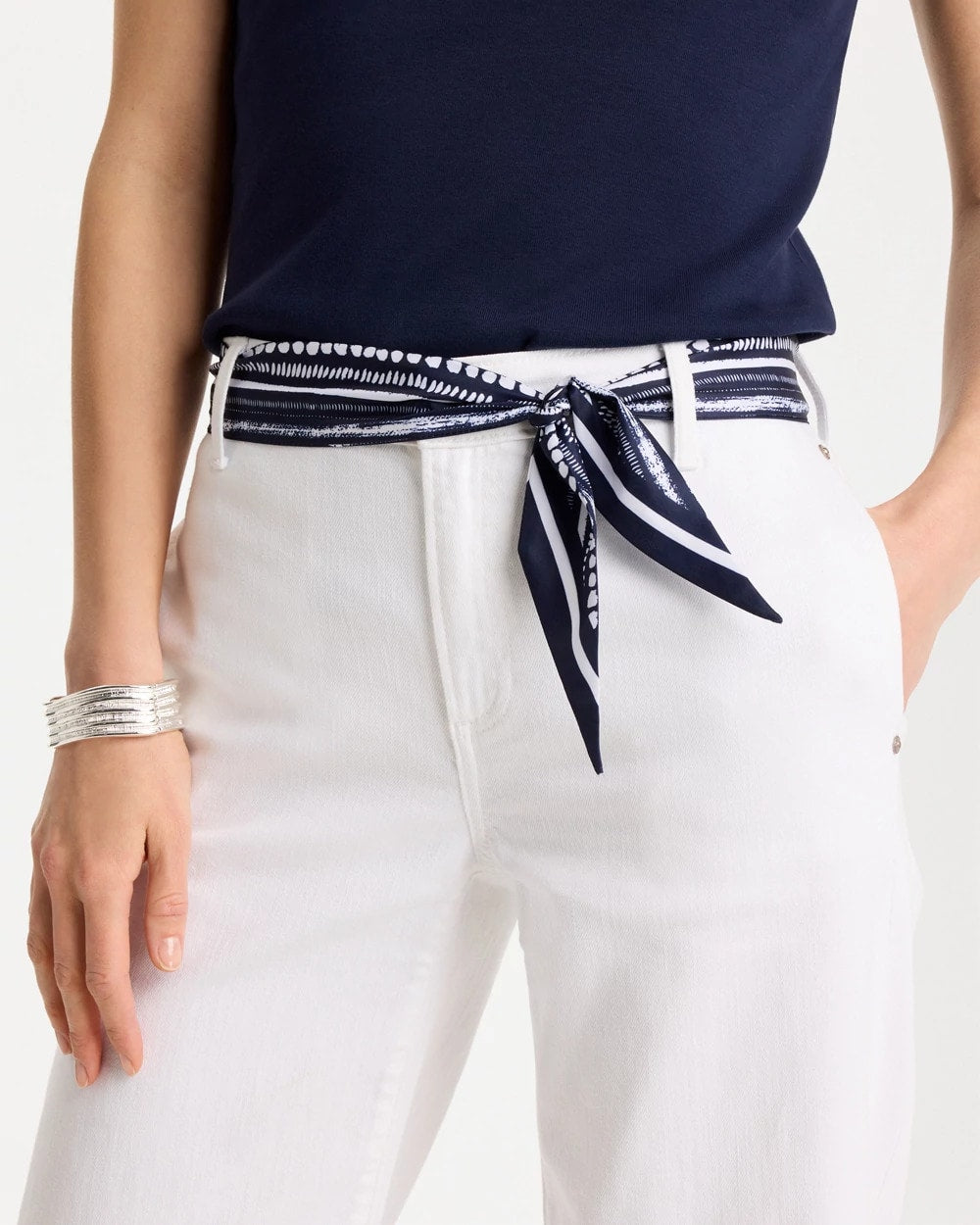Chico's Printed Skinny Scarf