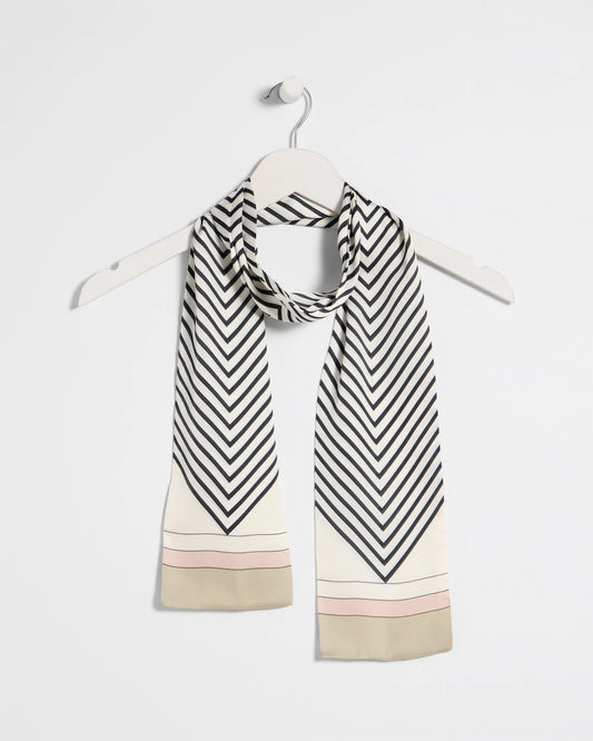 Chico's Satin Printed Skinny Scarf