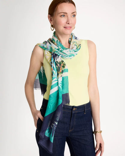 Chico's Printed Oblong Scarf