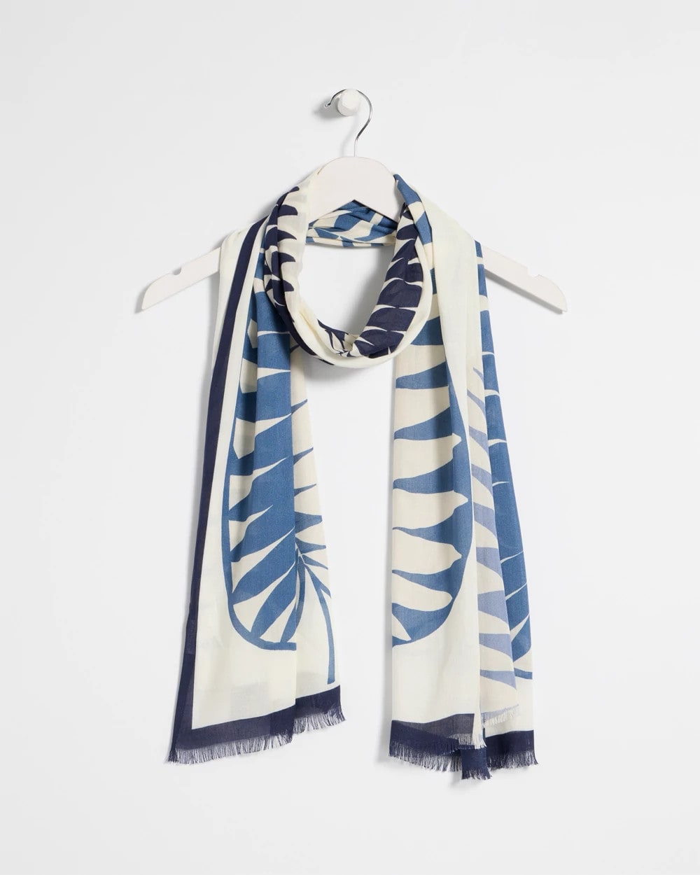 Chico's Palm Frond Oblong Scarf