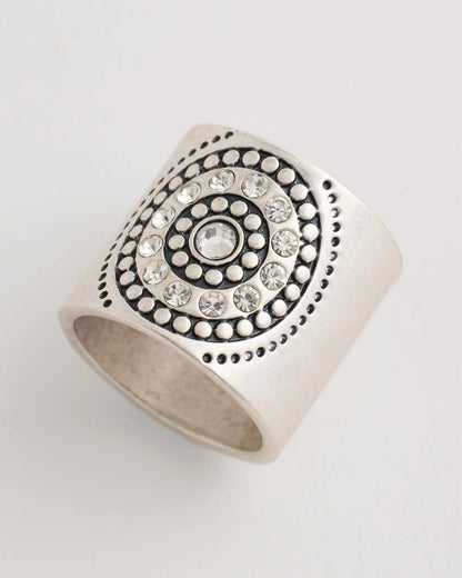Chico's Medallion Motif Scarf Ring