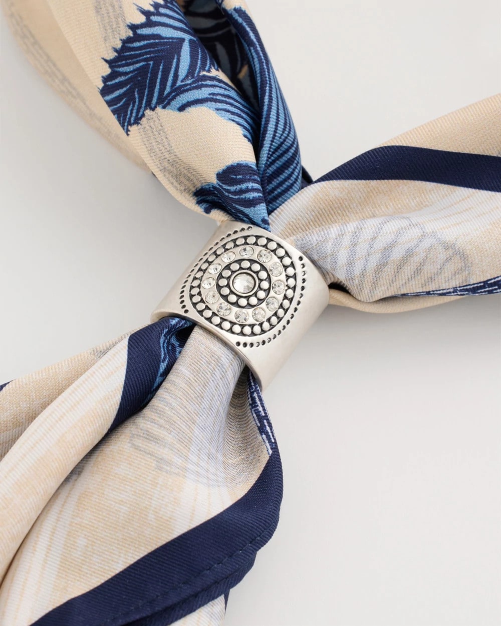 Chico's Medallion Motif Scarf Ring