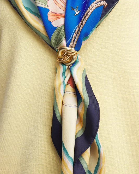 Chico's Gold Scarf Ring