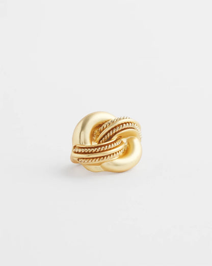 Chico's Gold Scarf Ring