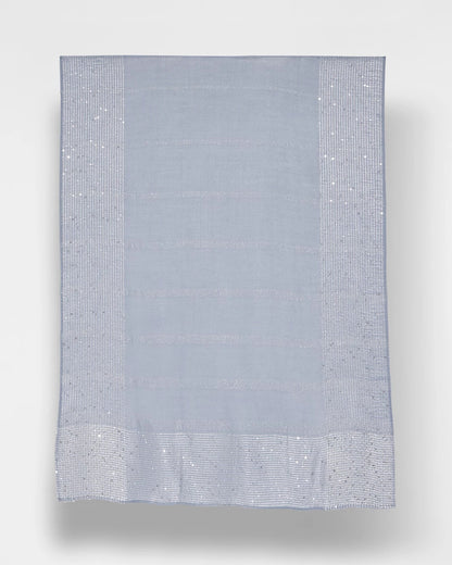 Chico's Lurex Trim Oblong Scarf