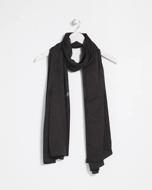 Chico's Floral Burnout Oblong Scarf