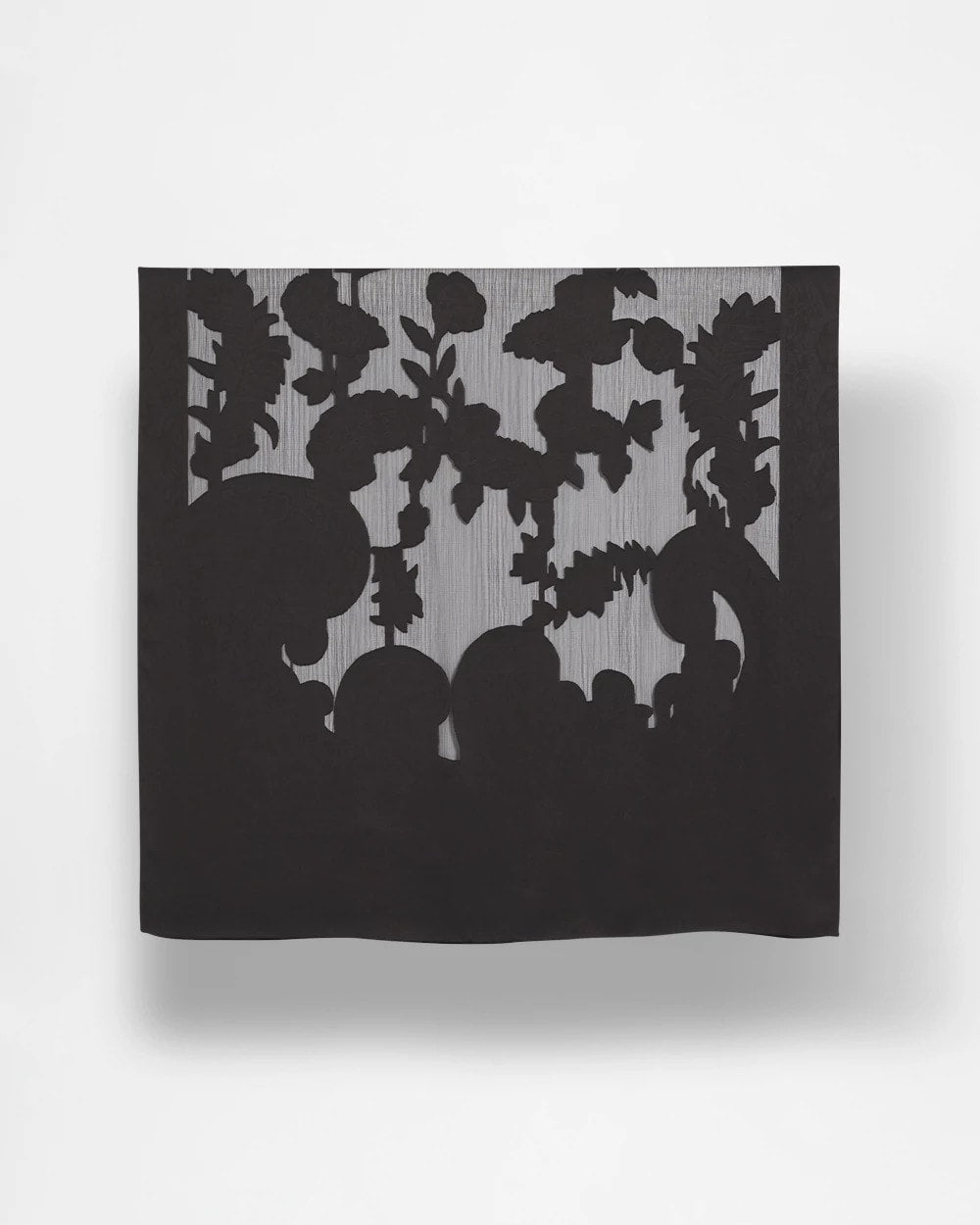 Chico's Floral Burnout Oblong Scarf