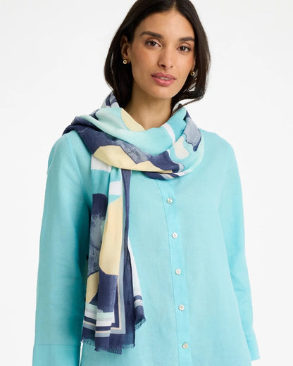Chico's Artisanal Patch Oblong Scarf