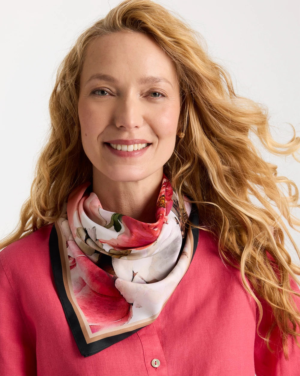 Chico's Botanic Burst Square Scarf
