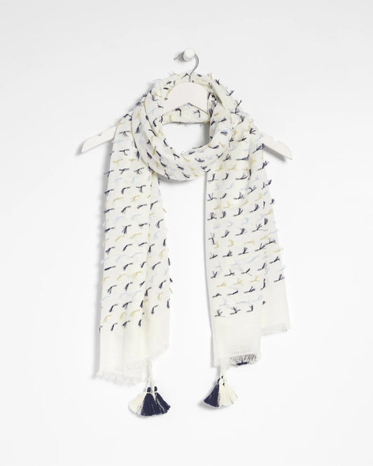Chico's Fringe Oblong Scarf