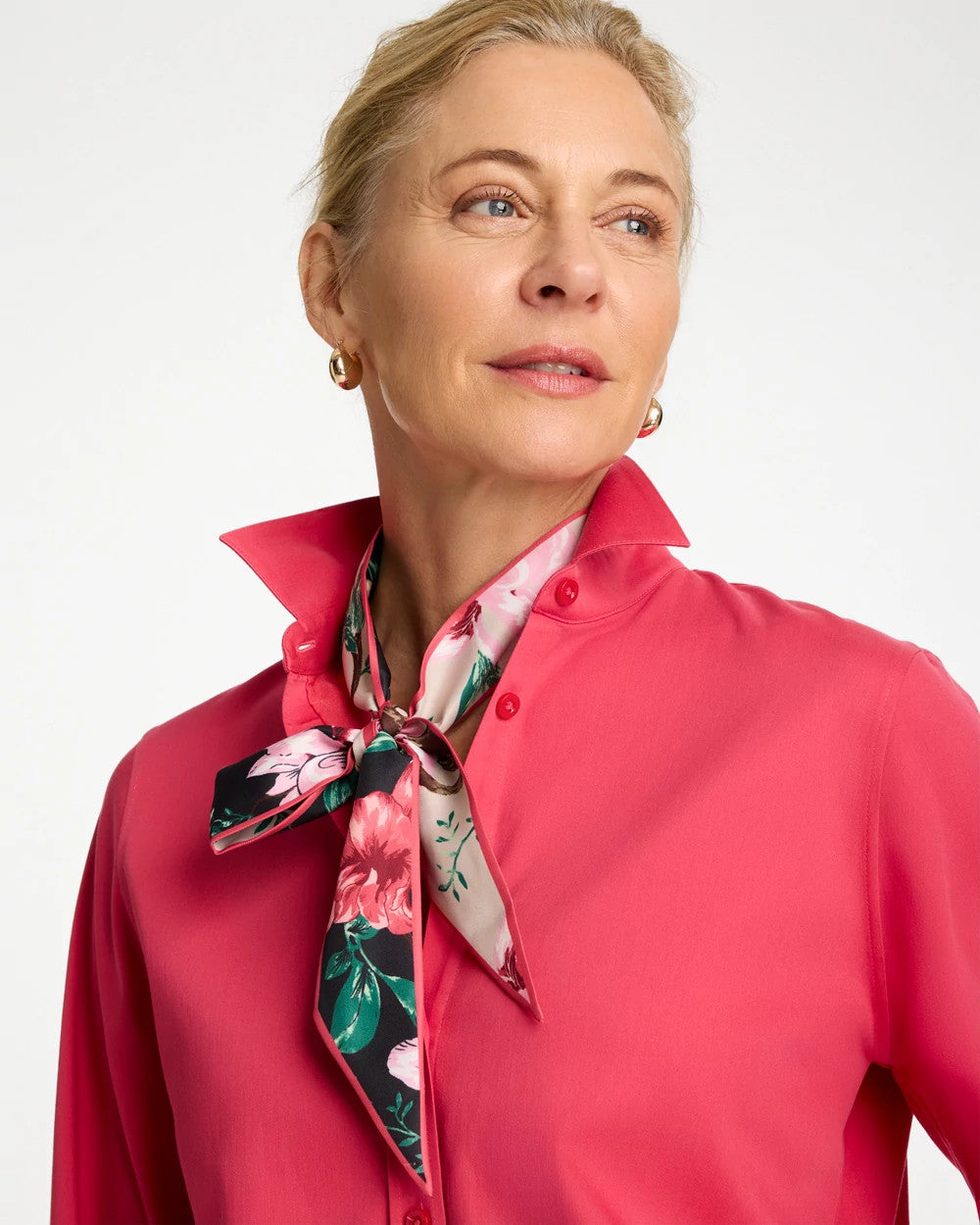 Chico's Kyoto Bloom Skinny Scarf