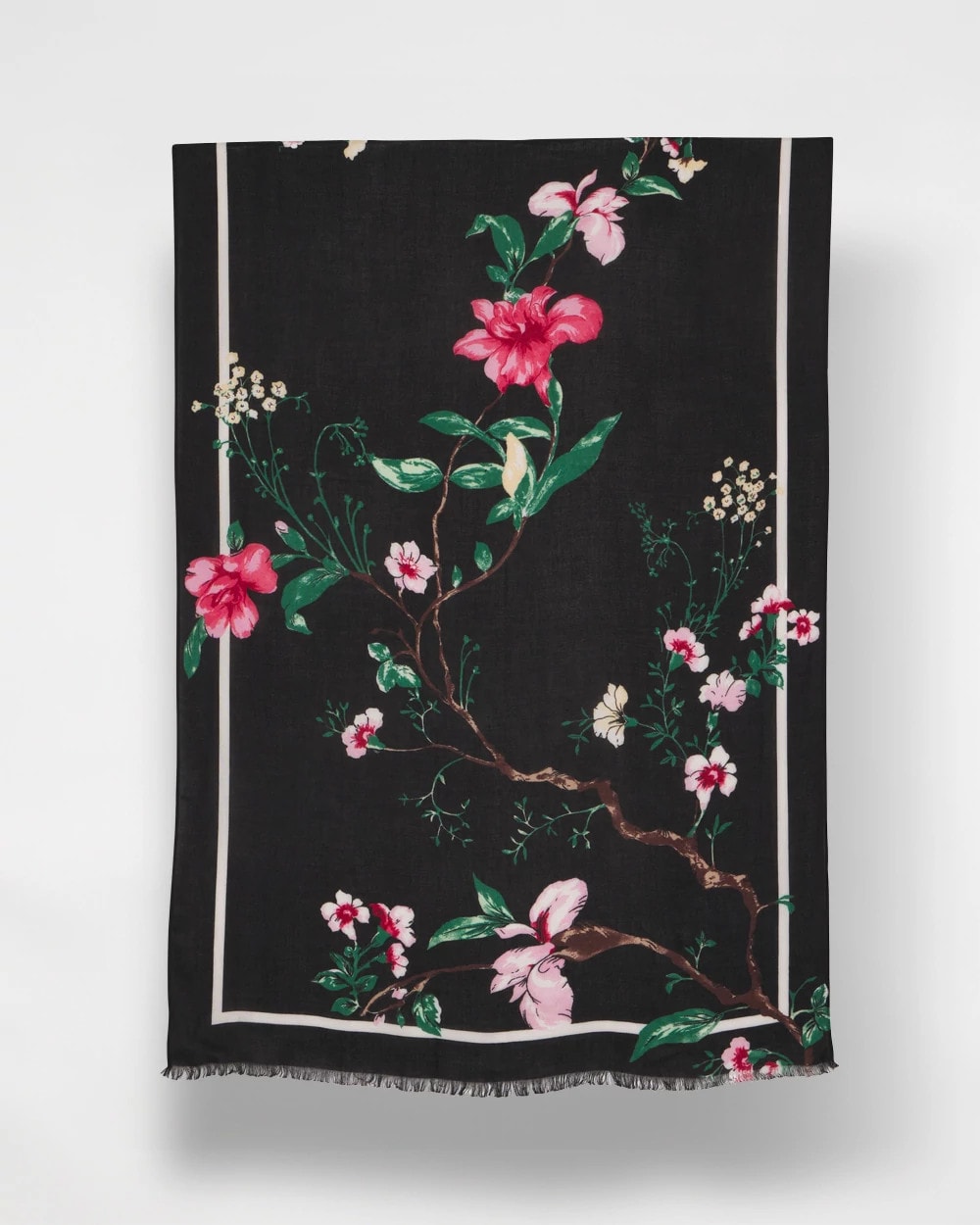 Chico's Kyoto Bloom Oblong Scarf