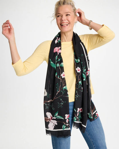 Chico's Kyoto Bloom Oblong Scarf