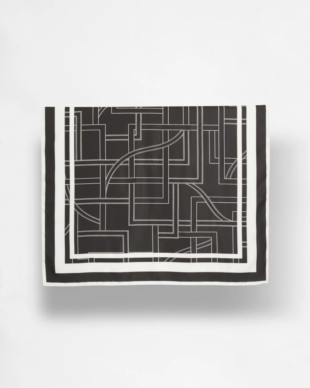 Chico's Graphic Stitch Square Scarf