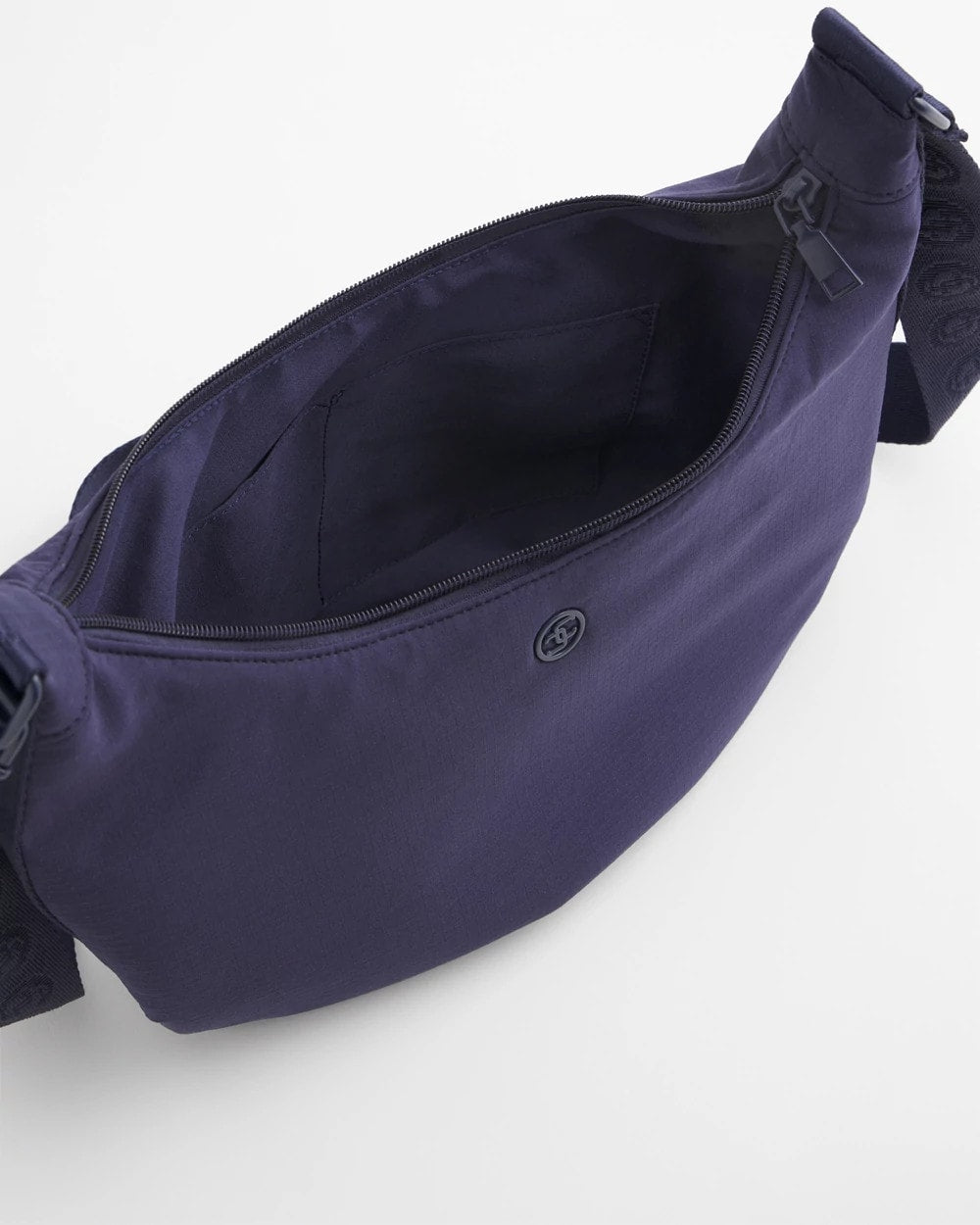 Chico's Ripstop Crescent Crossbody Sling Bag