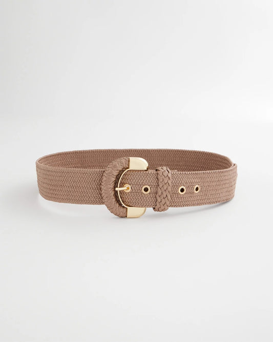 Chico's Satin Stretch Metal Belt