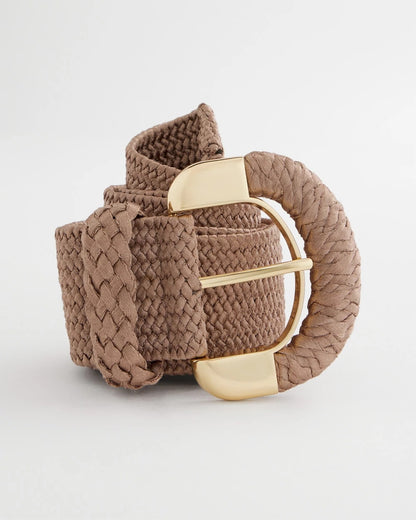 Chico's Satin Stretch Metal Belt