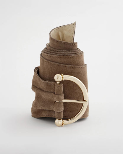 Chico's Suede Pull Through Sash Belt