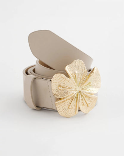 Chico's Floral Buckle Trouser Belt