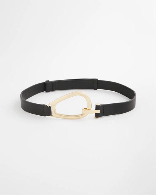 Chico's Interlock Buckle Slouch Belt