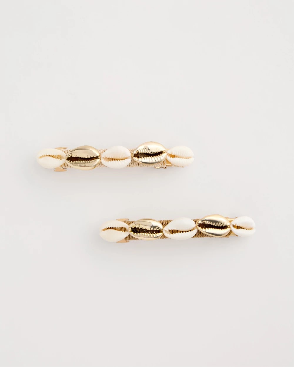 Chico's Seashell-Inspired Hair Clip Set