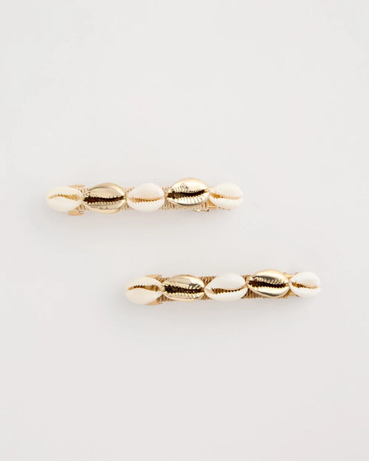 Chico's Seashell-Inspired Hair Clip Set