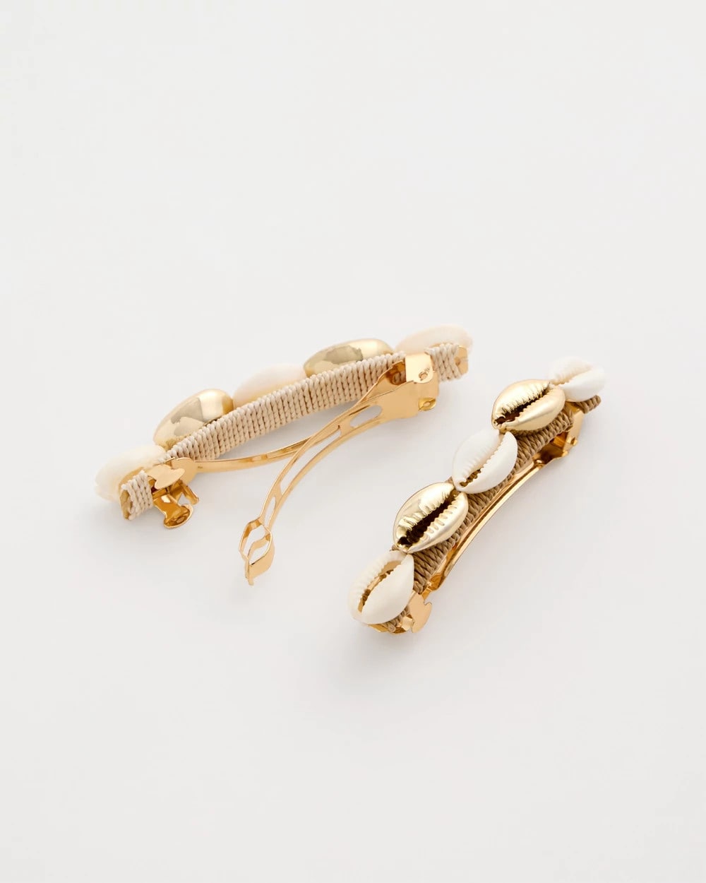 Chico's Seashell-Inspired Hair Clip Set