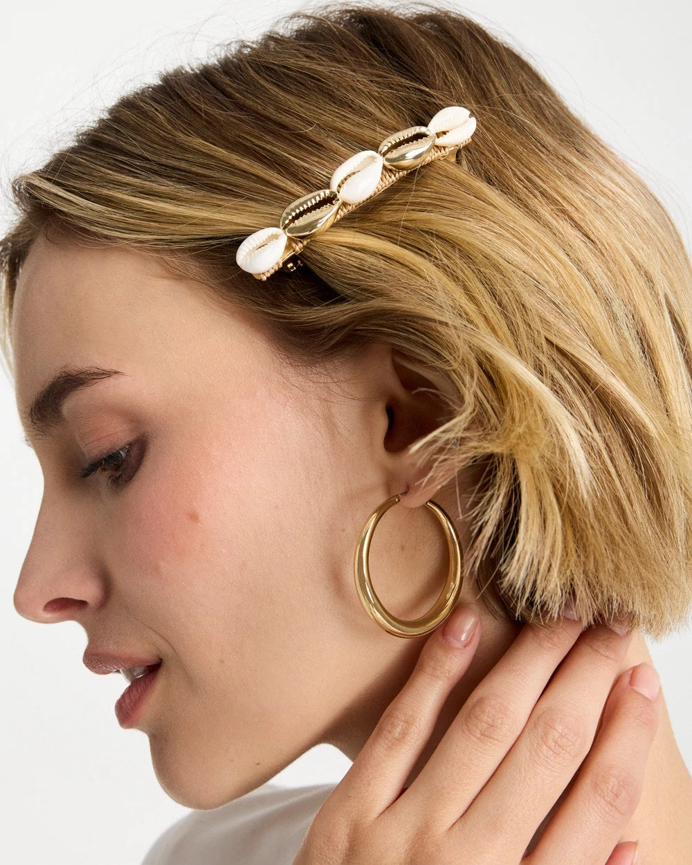 Chico's Seashell-Inspired Hair Clip Set