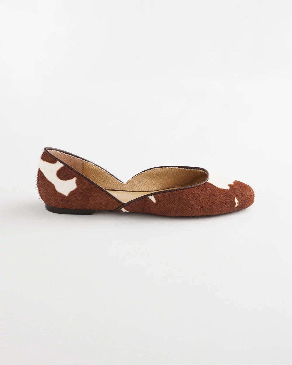 Chico's Sophie Pony Haircalf Leather Flats