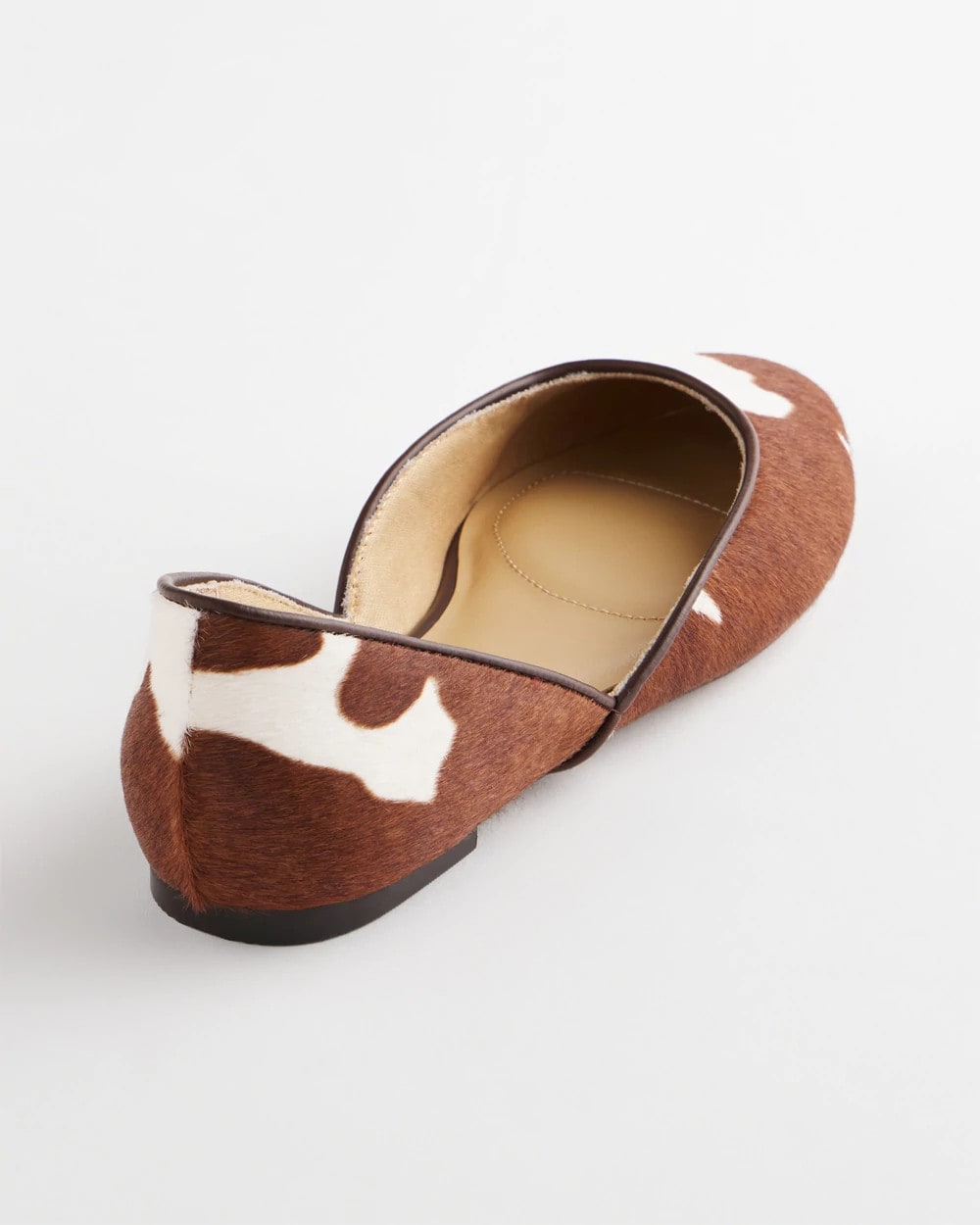Chico's Sophie Pony Haircalf Leather Flats