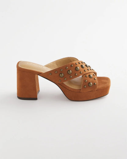 Chico's Vale Western Suede Block Heels