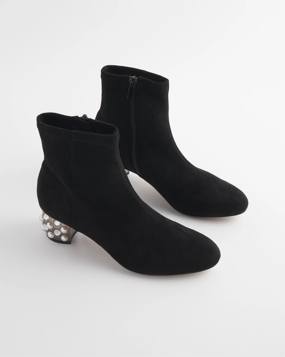 Chico's Danika Embellished Vegan Suede Boots
