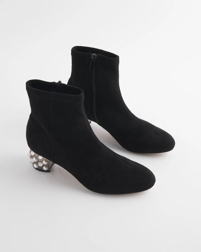 Chico's Danika Embellished Vegan Suede Boots