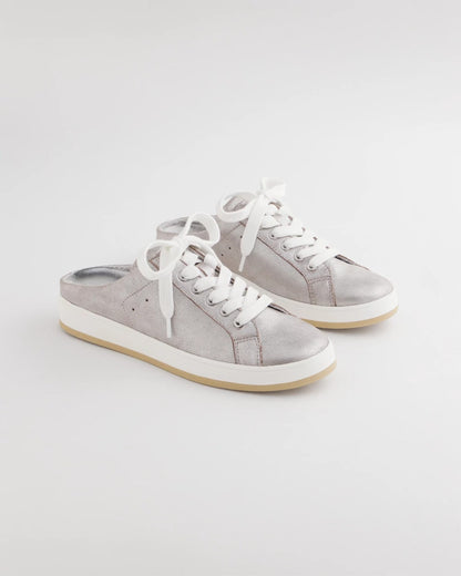 Chico's Metallic Snap Slip-On Sneakers