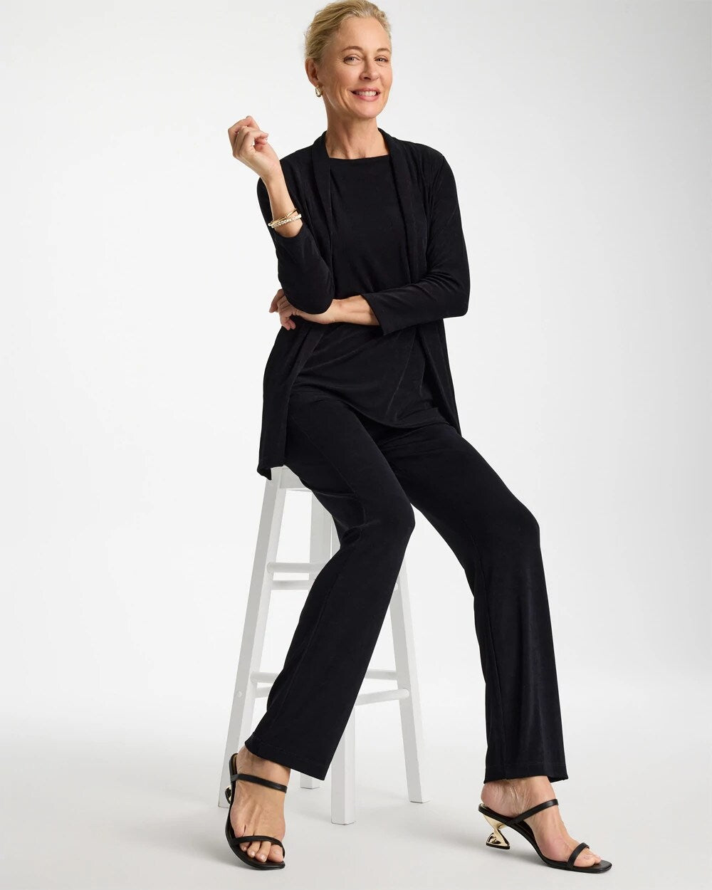 Chico's Petite Travelers™ Crinkle Textured Pants