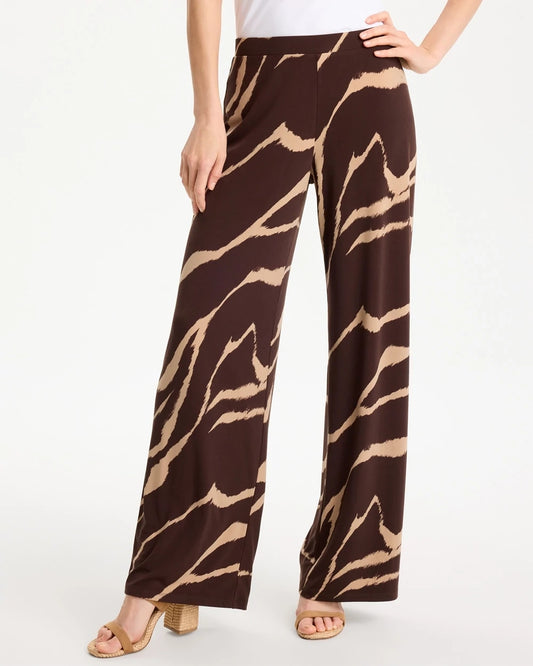 Chico's Travelers™ Zebra Knit Wide-Leg Pants