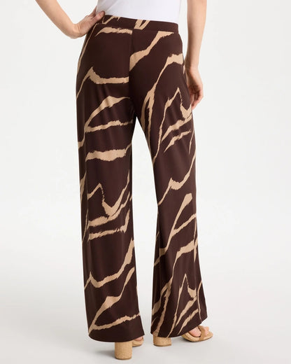 Chico's Travelers™ Zebra Knit Wide-Leg Pants