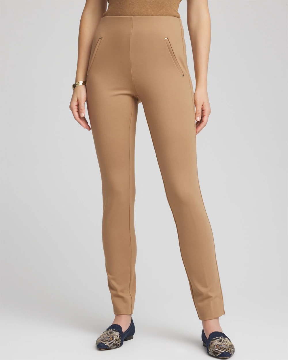 Chico's Juliet Slim Trim Detail Pants