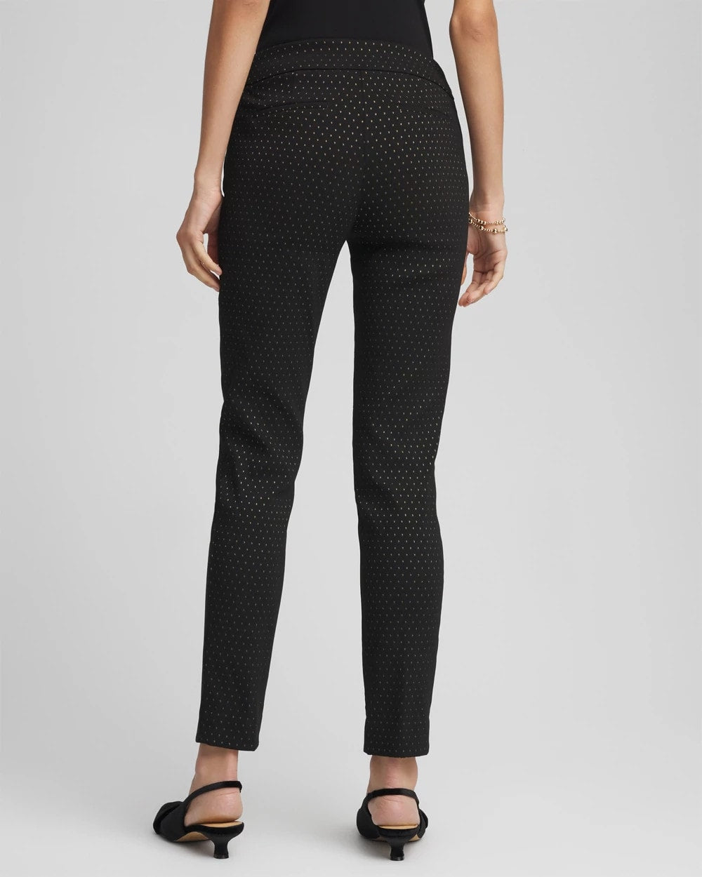 Chico's Brigitte™ Slim Ankle Jacquard Pants