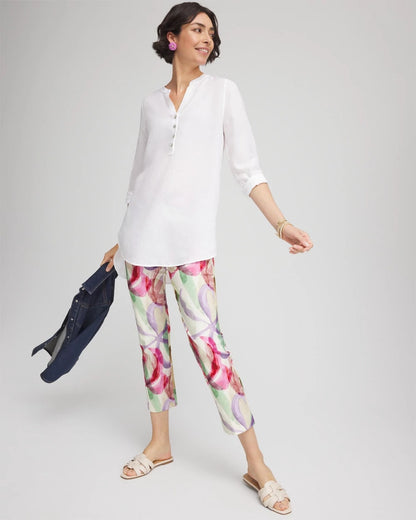 Chico's Brigitte™ Slub Slim Cropped Pants