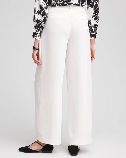 Chico's Crepe Pleated Relaxed Pants