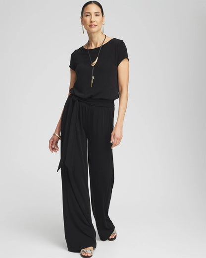 Chico's Travelers™ Cap Sleeve Jumpsuit