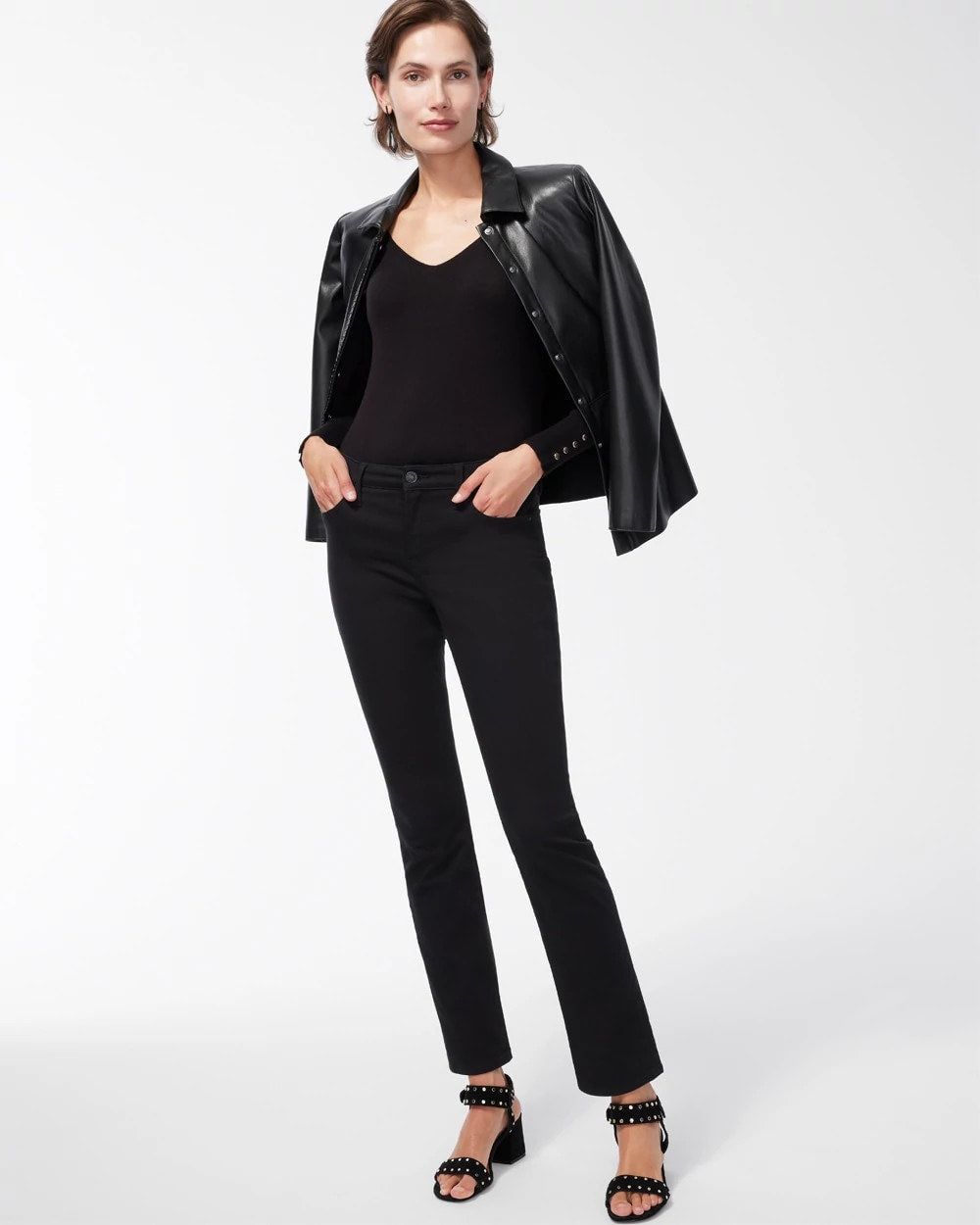 Chico's Girlfriend Slim Full-Length Jeans