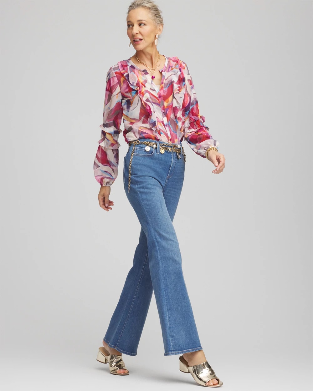 Chico's So Slimming® High Rise Flare Jeans