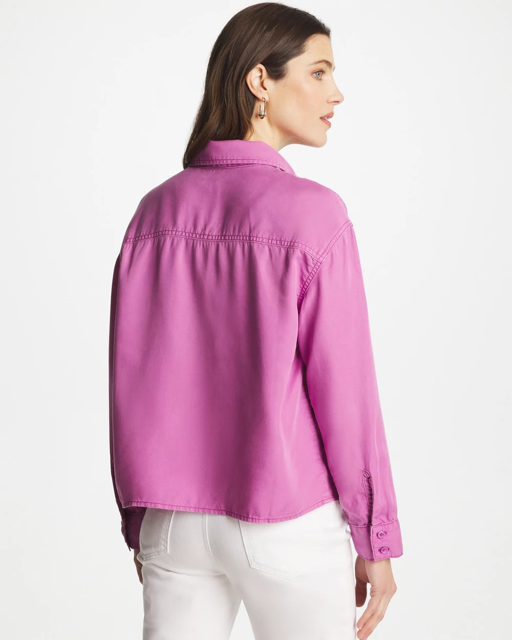 Chico's Classic Collared Denim Shirt
