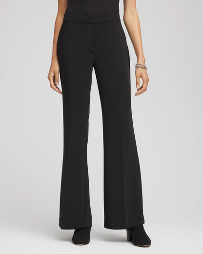 Chico's Crepe Flared Trouser Pants