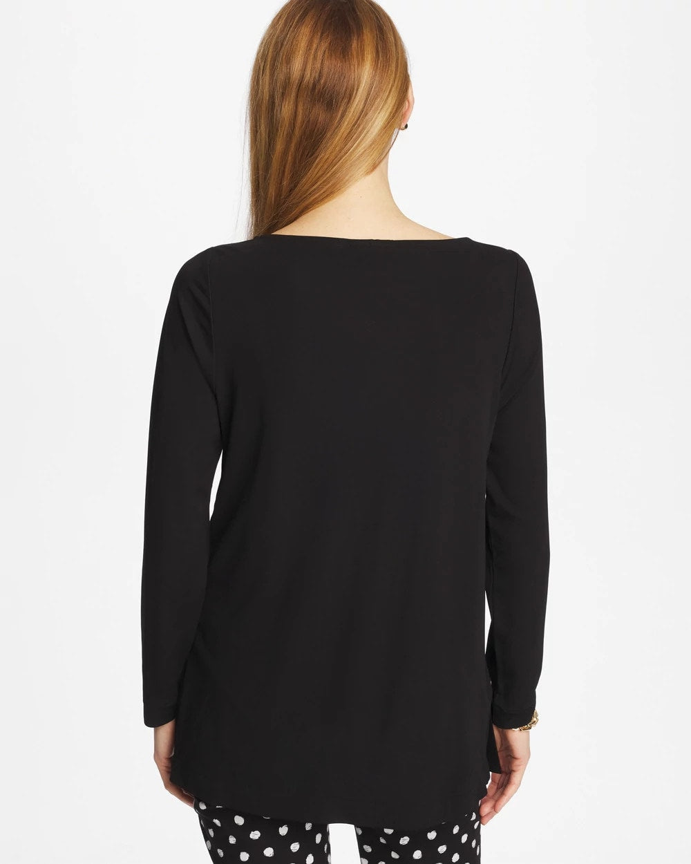 Chico's Matte Jersey Button Tunic