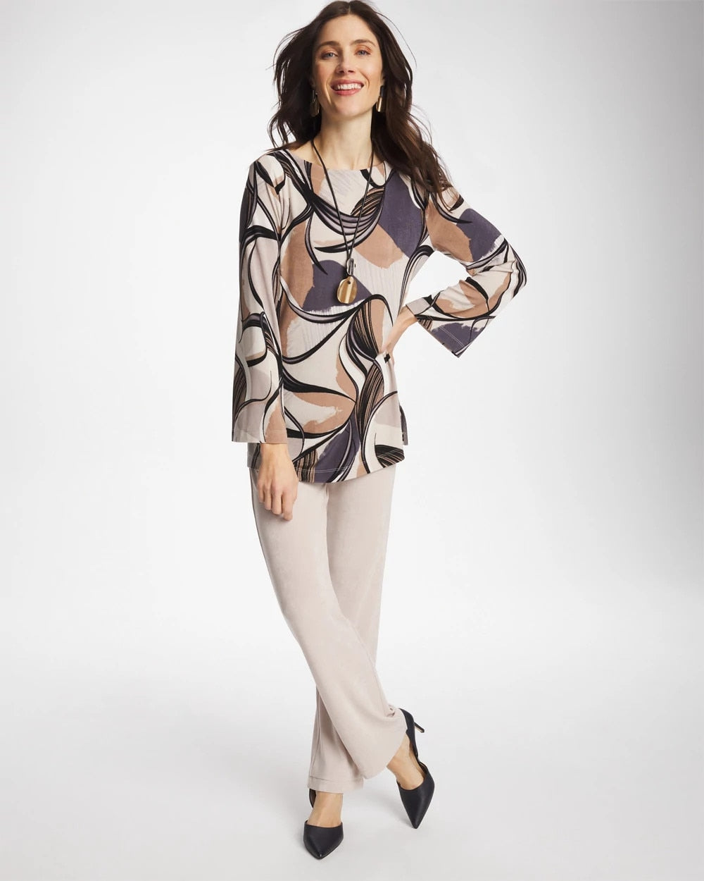 Chico's Travelers™ Waverly Bell Sleeve Tunic