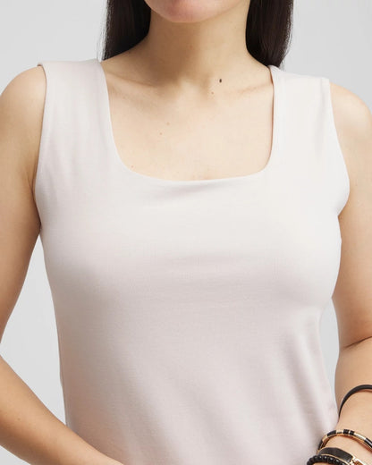 Chico's Contour Cotton™ Square Neck Tank